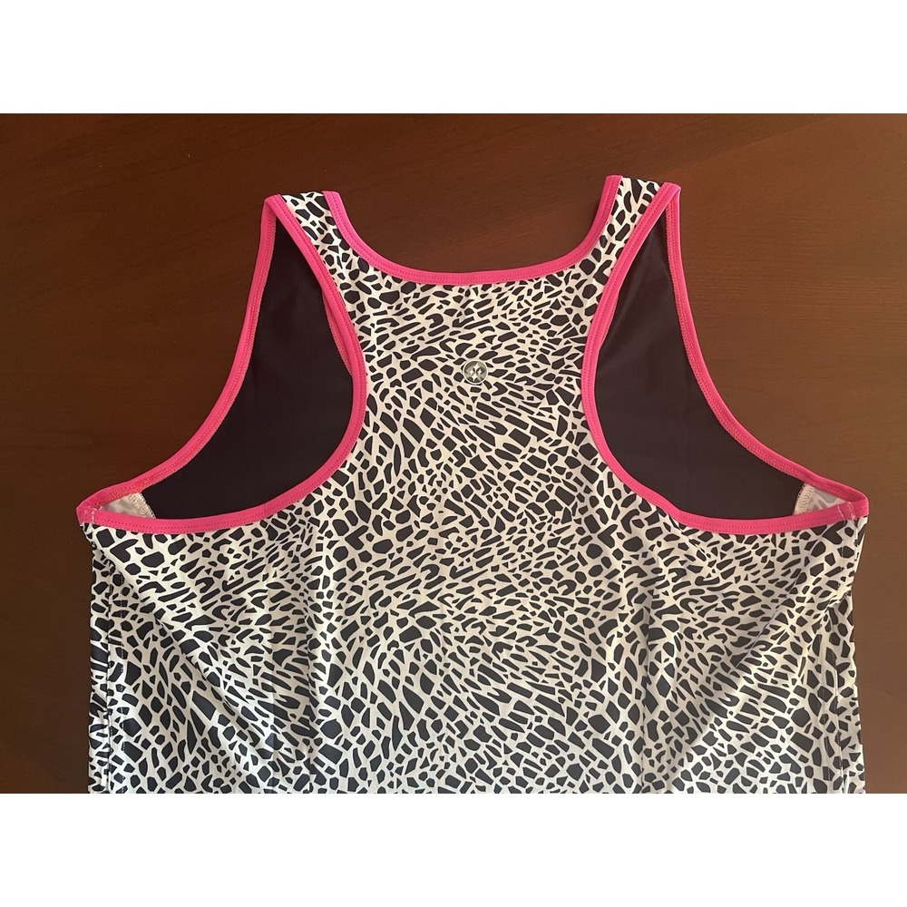 Jofit Racerback Shirt Womens XLarge Black/White Sleeveless Running Outdoor $68 - Picture 4 of 11